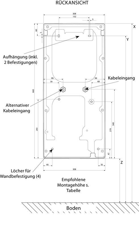 Montageskizze Dyson Händetrockner Airblade AB05