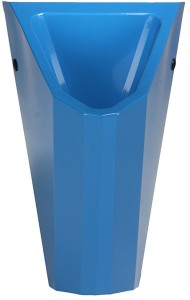 wasserloses Edelstahl Urinal ExpliCit Color in blau